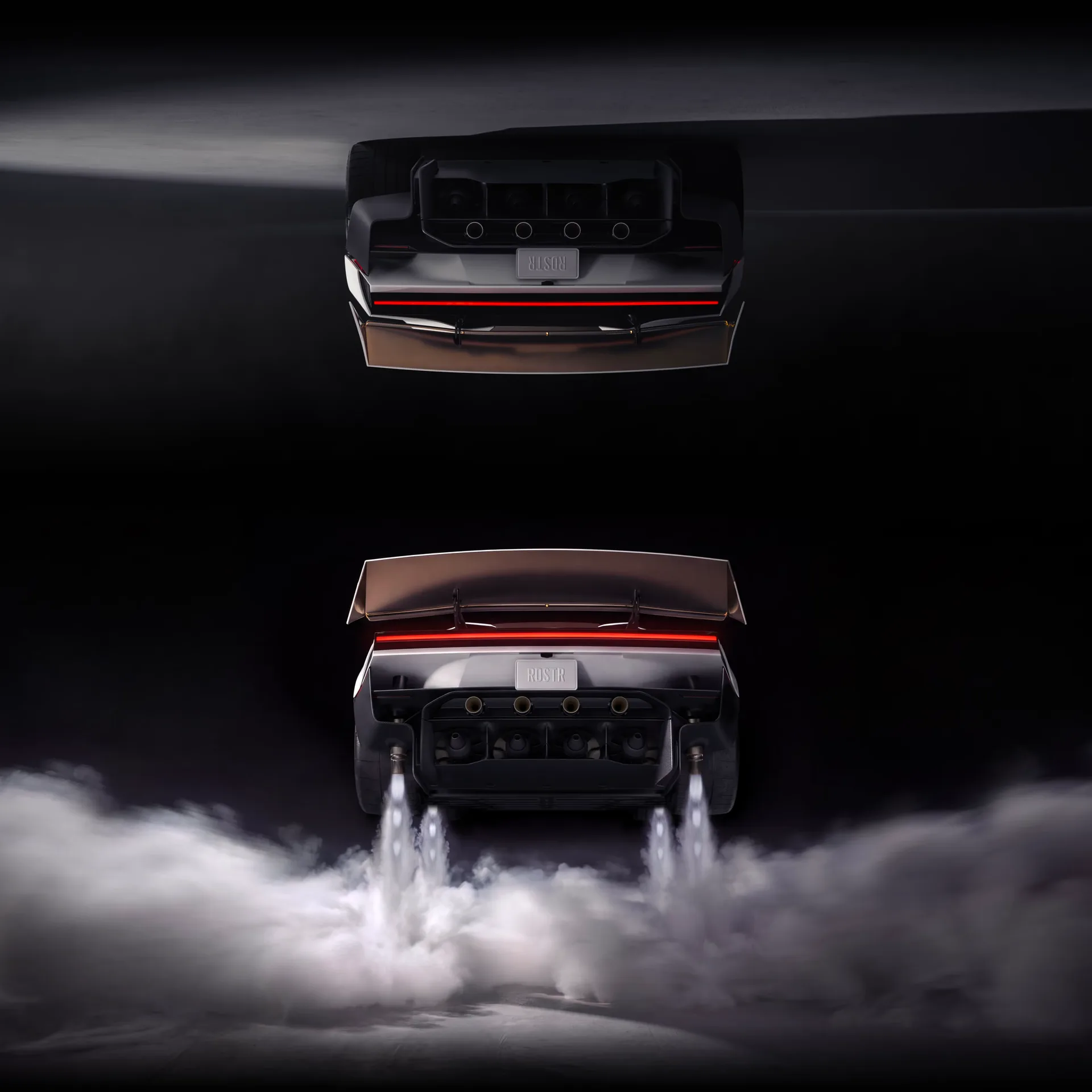 新一代 Roadster 车尾的冷气推进器