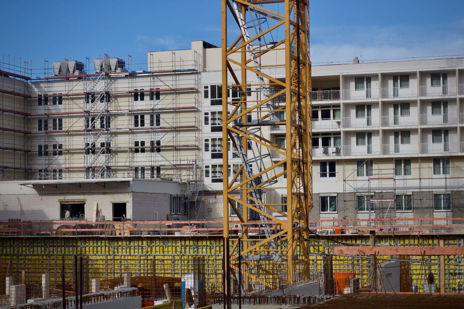 资料图:但尼丁新医院建设工地